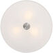 Mid Town LED 18 inch Antique Brushed Brass Flush Mount Ceiling Light