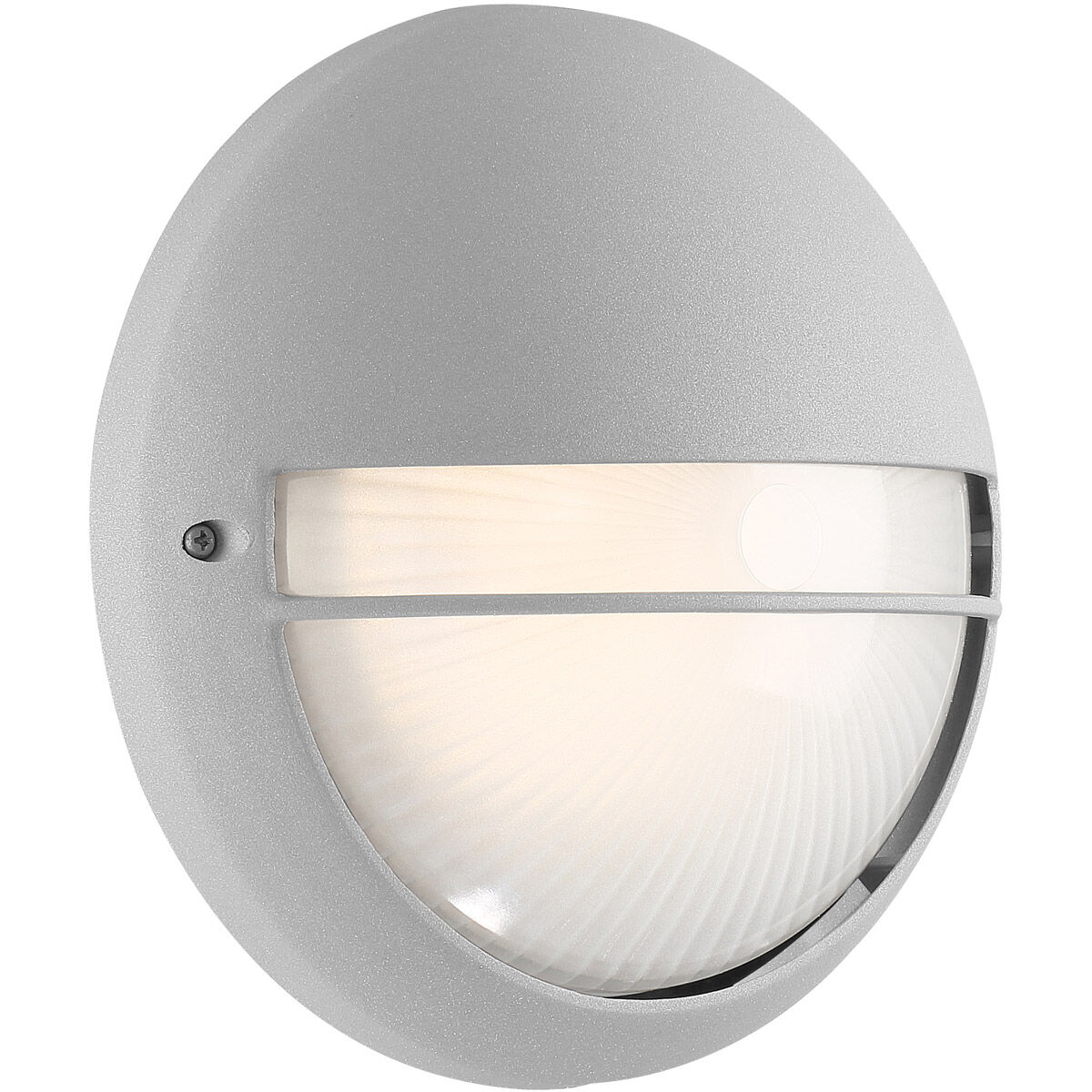 Clifton LED 9.75 inch Satin Outdoor Bulkhead