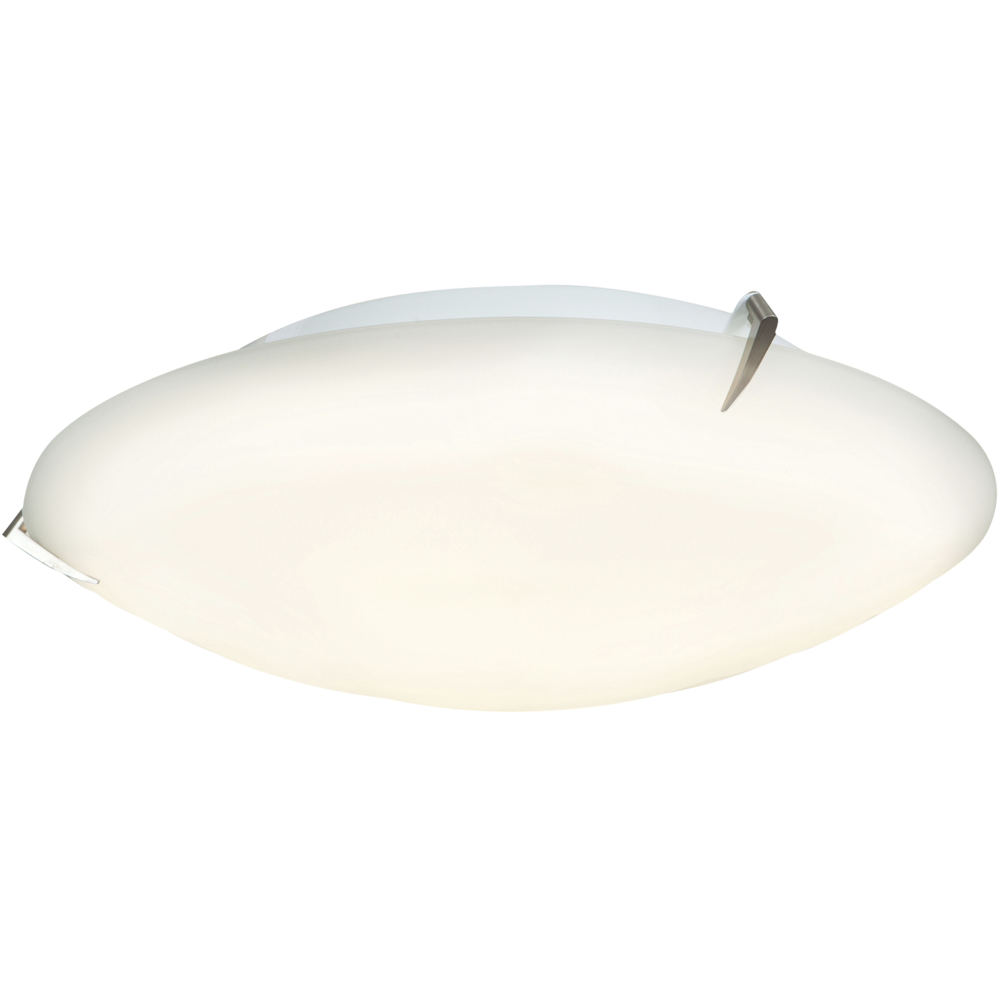 Zenon LED 16 inch Brushed Steel Flush Mount Ceiling Light