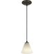 Martini LED 7 inch Oil Rubbed Bronze Pendant Ceiling Light in White