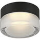 Masso 5 inch Matte Black Flush Mount Ceiling Light
