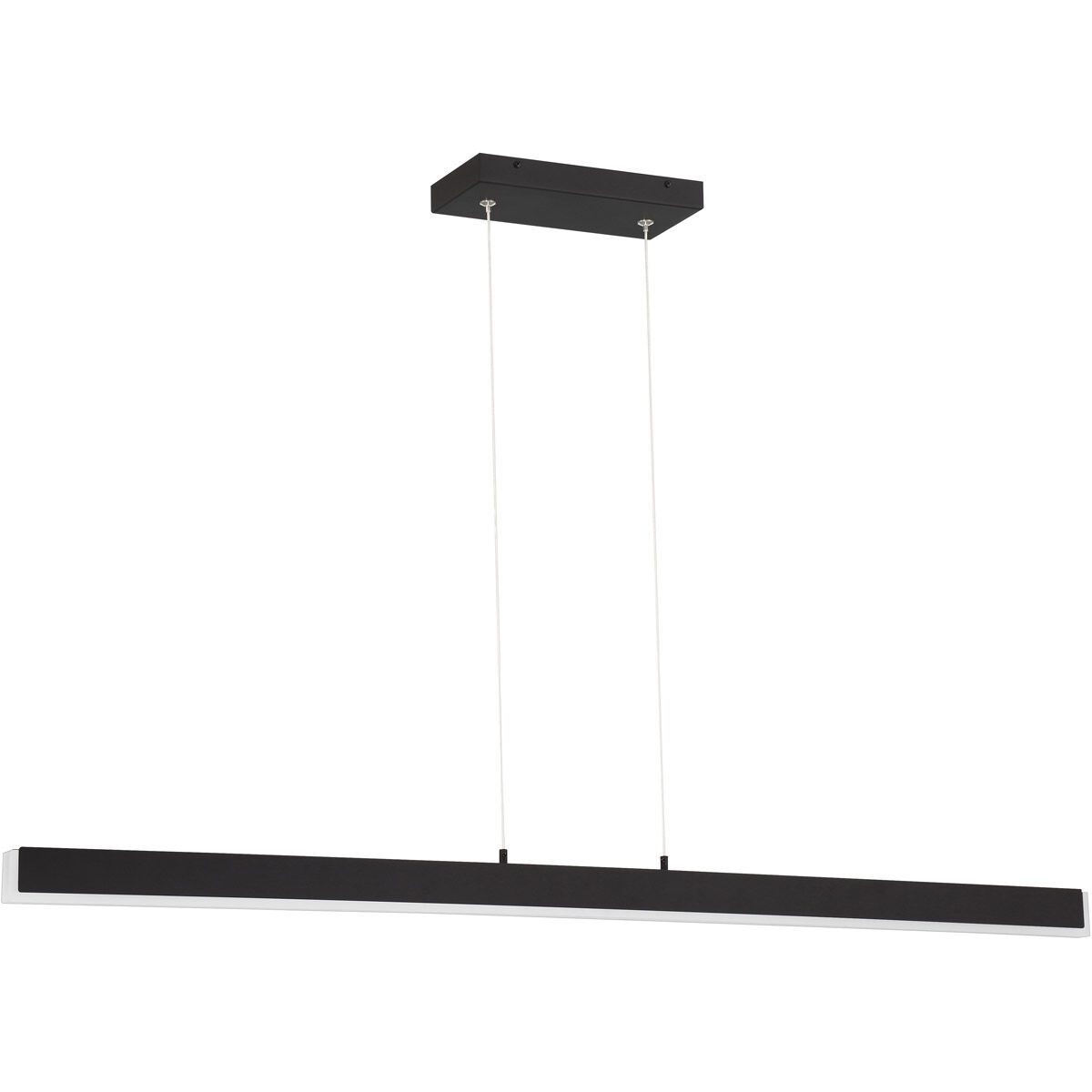 Illume LED 1 inch Matte Black Pendant Ceiling Light