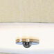 Mia LED 16 inch Brushed Steel Flush Mount Ceiling Light