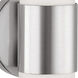 Aqueous 2 Light 4.75 inch Brushed Steel Vanity Light Wall Light