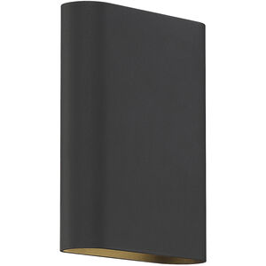 Lux LED 6 inch Black ADA Wall Sconce Wall Light