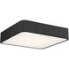 Granada LED 19.75 inch Black and White Flush Mount Ceiling Light