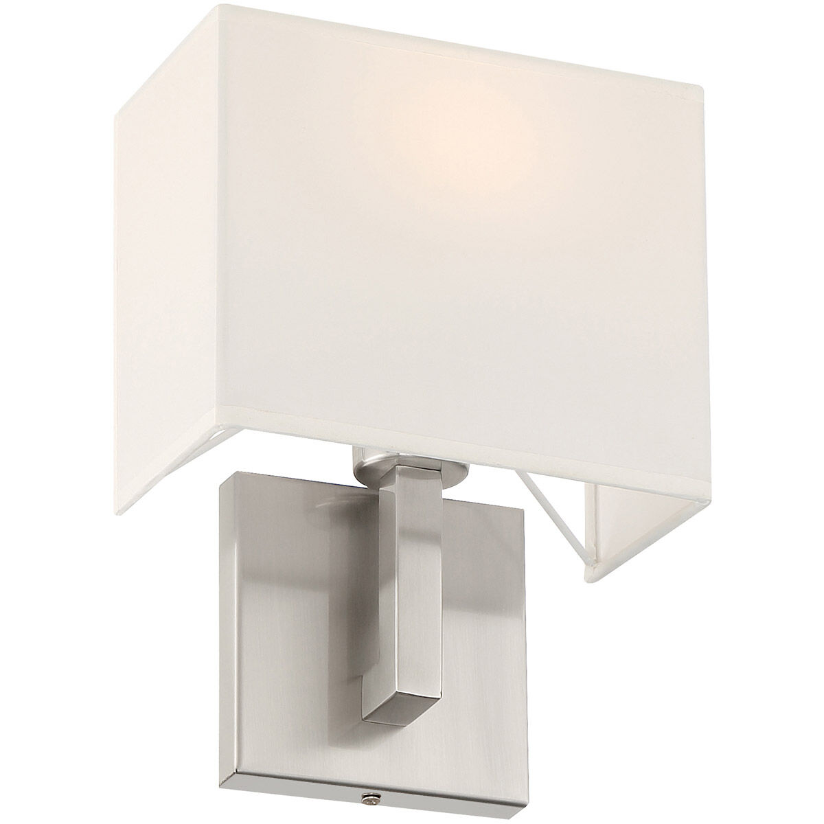 Mid Town Wall Sconce Wall Light in Brushed Steel