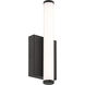 Grace 4.5 inch Matte Black Semi Flush Mount Ceiling Light