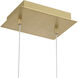 Joinery 14 inch Brushed Gold Pendant Ceiling Light
