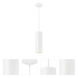 Pilson 4.75 inch Matte White Pendant Ceiling Light
