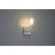 Virgin 1 Light 4.75 inch Brushed Steel Wall Sconce Wall Light