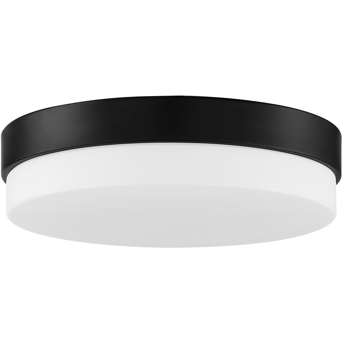 Roma LED 14 inch Matte Black Flush Mount Ceiling Light