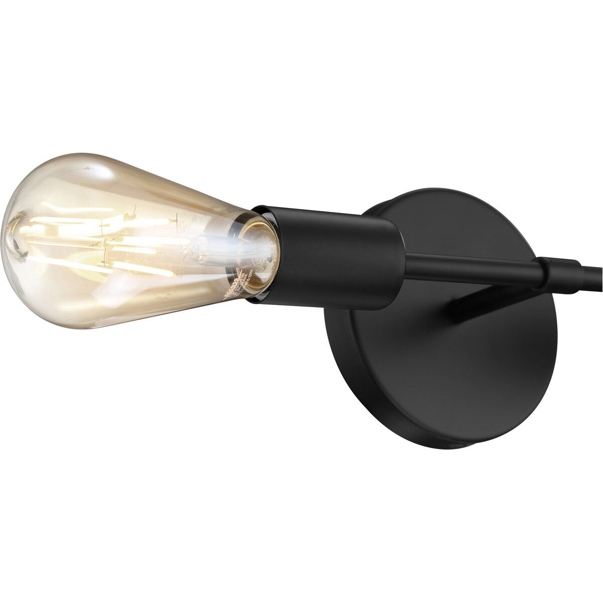 Iconic Wall Sconce Wall Light in Matte Black