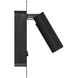 Villa 1 Light 6 inch Matte Black ADA Wall Sconce Wall Light