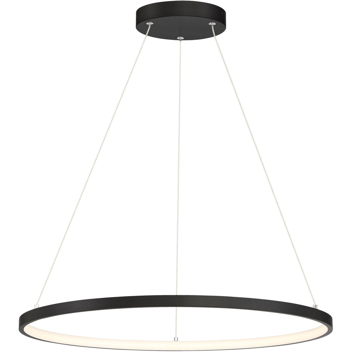 Access 52068LEDD MBL ACR Anello LED 24 inch Matte Black Pendant