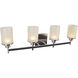 Perch LED 31 inch Brushed Steel Vanity Light Wall Light
