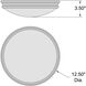 Atom LED 12.5 inch Oil Rubbed Bronze Flush Mount Ceiling Light