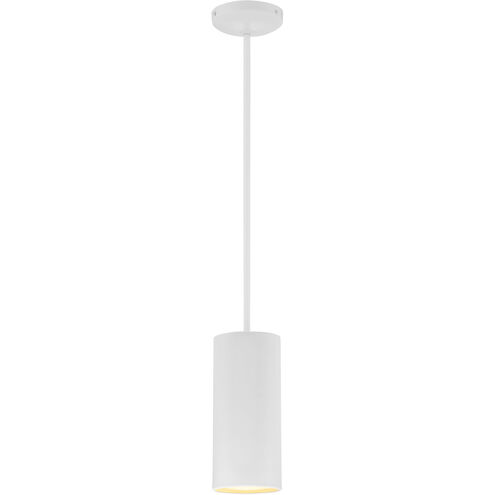 Pilson LED 5 inch Matte White Pendant Ceiling Light