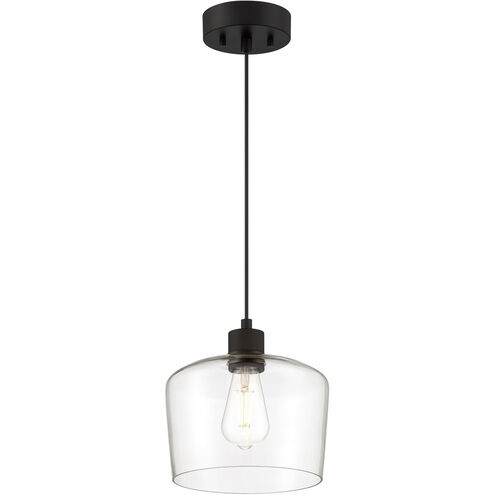 Port Nine LED 9 inch Matte Black Pendant Ceiling Light
