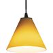 Martini LED 7 inch Oil Rubbed Bronze Pendant Ceiling Light in Amber