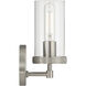 Lily 1 Light 4.75 inch Brushed Steel Wall Sconce Wall Light