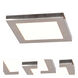 Boxer LED 5.5 inch Brushed Steel Flush Mount Ceiling Light
