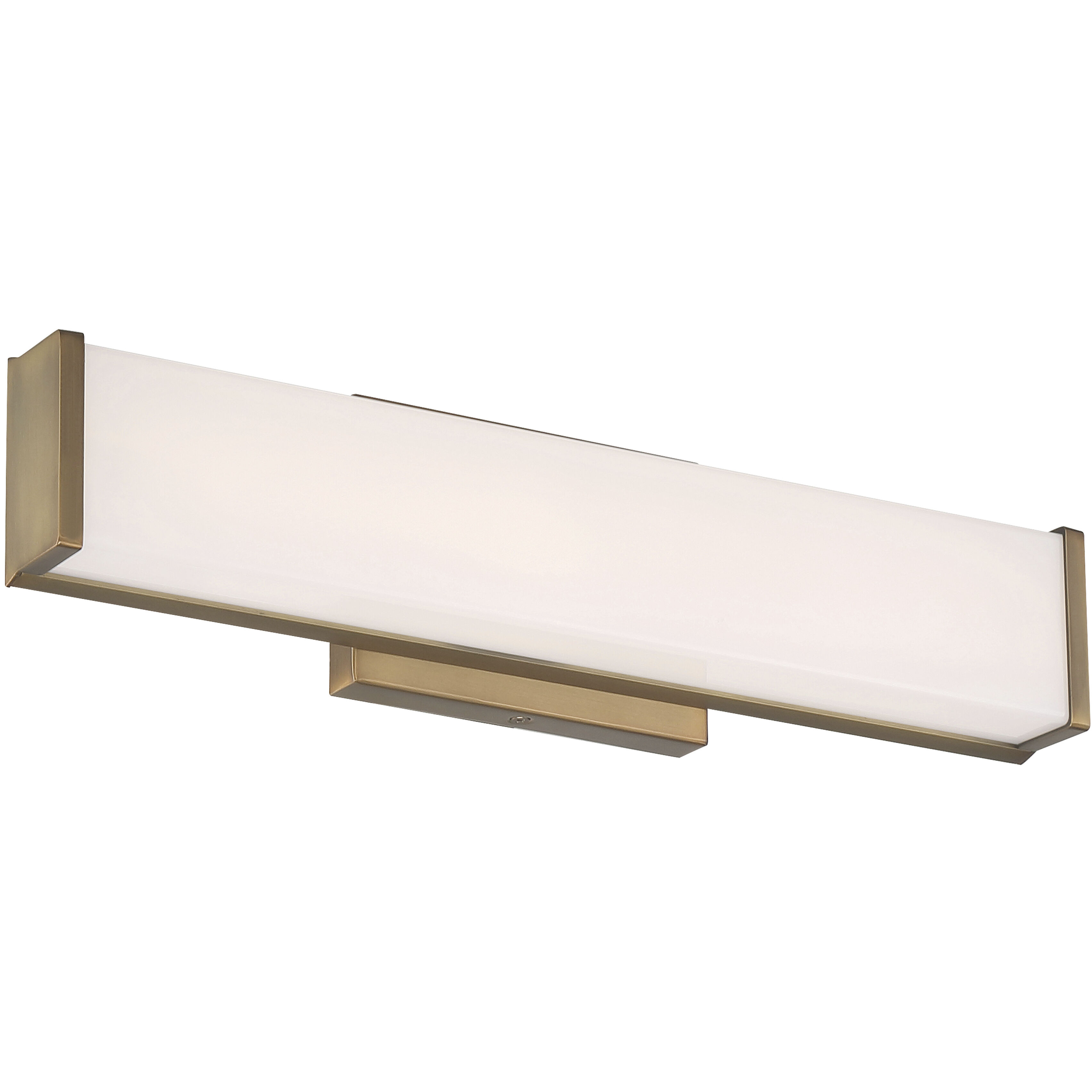Citi LED 18 inch Antique Brushed Brass LED Vanity Light Wall Light