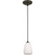 Sherry 1 Light 4.5 inch Oil Rubbed Bronze Pendant Ceiling Light in Amber