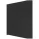 Amora LED 6 inch Black Outdoor Wall Sconce