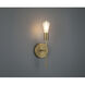 Iconic II LED 5 inch Antique Brushed Brass Wall Sconce Wall Light