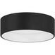 Cody LED 13 inch Matte Black and White Flush Mount Ceiling Light