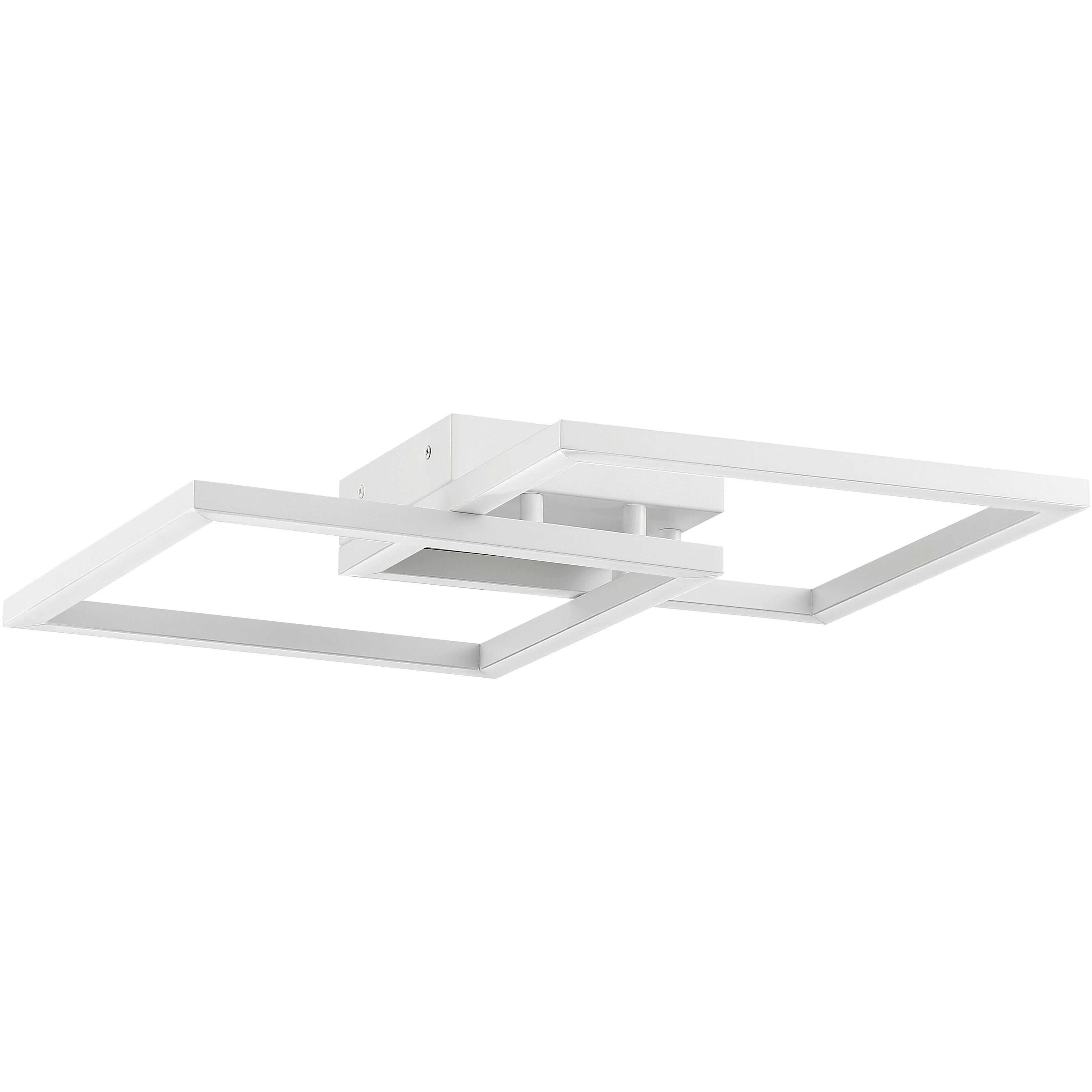 Squared 1 Light 18.50 inch Flush Mount