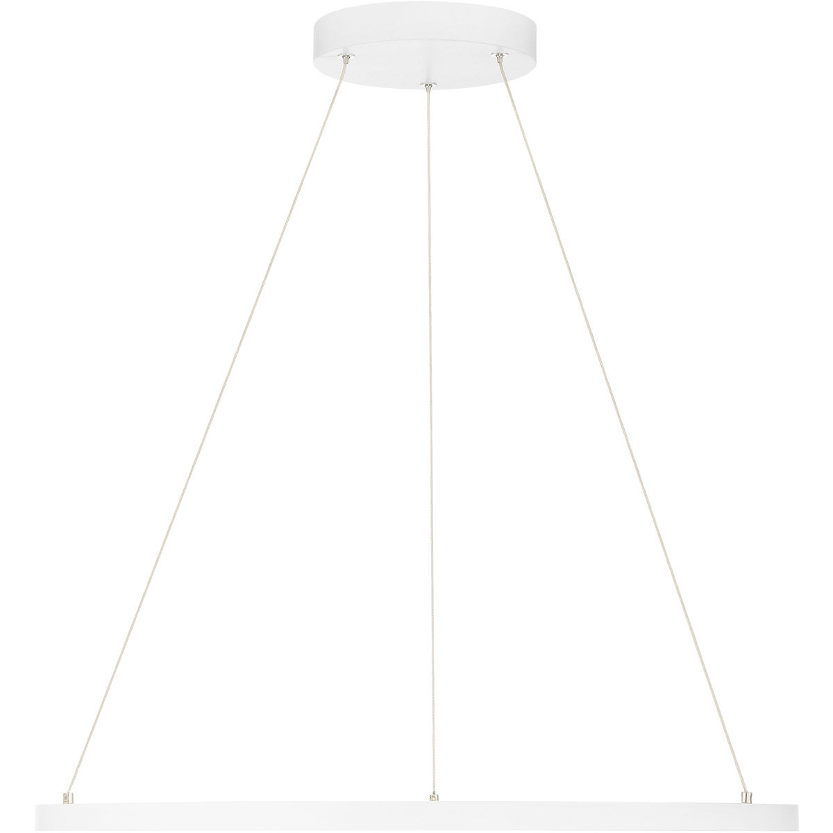Anello LED 24 inch Matte White Pendant Ceiling Light