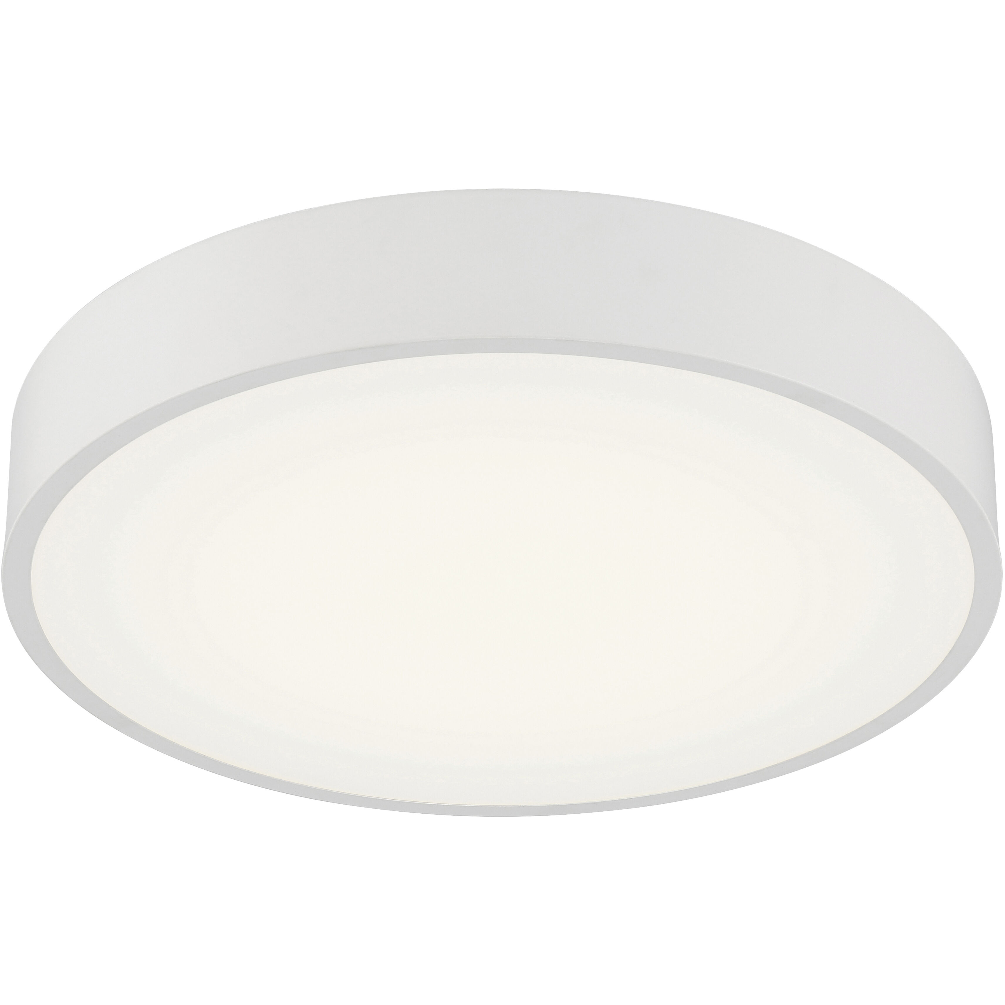Como LED 13.75 inch White Flush Mount Ceiling Light