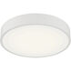Como LED 13.75 inch White Flush Mount Ceiling Light