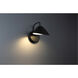 Solano LED 8 inch Black Outdoor Wall Sconce