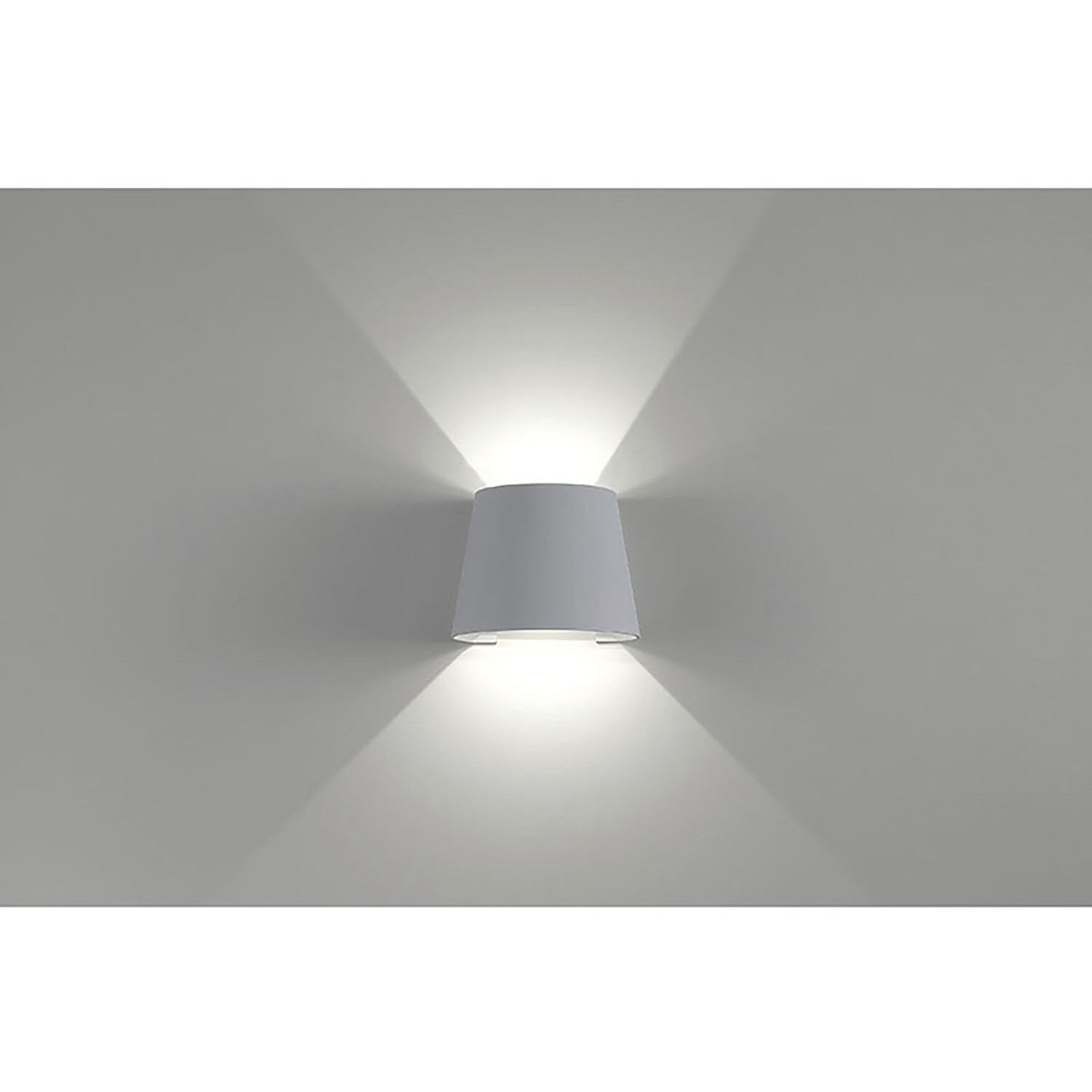 Cone LED 6 inch Satin Outdoor Wall Sconce