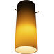 Cylinder Glass 4 inch Pendant Glass Shade in Amber, Cylinder