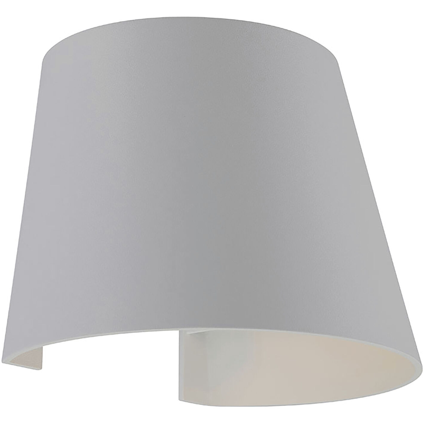 Cone LED 6 inch Satin Outdoor Wall Sconce