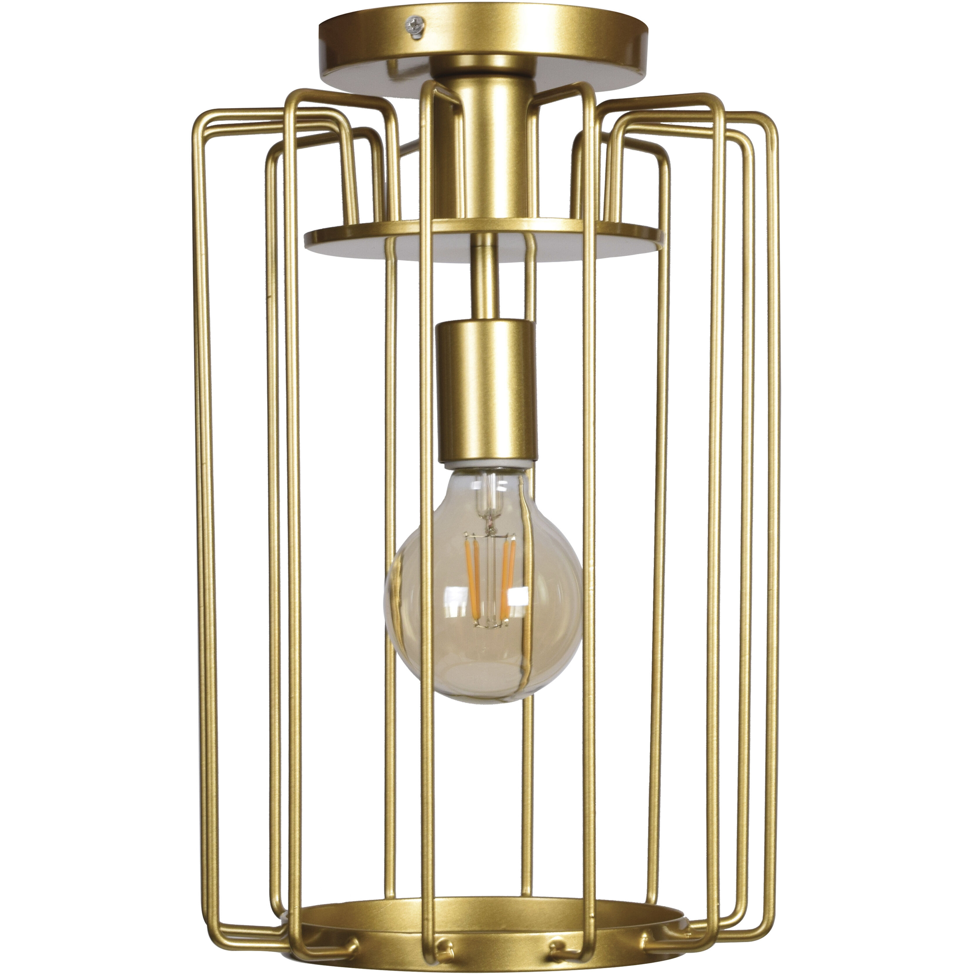 Wired LED 9 inch Gold Pendant Ceiling Light