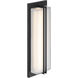 Driftwood 6 inch Black ADA Wall Sconce Wall Light