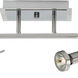 Viper 5 Light 120 Brushed Steel Track Light Ceiling Light