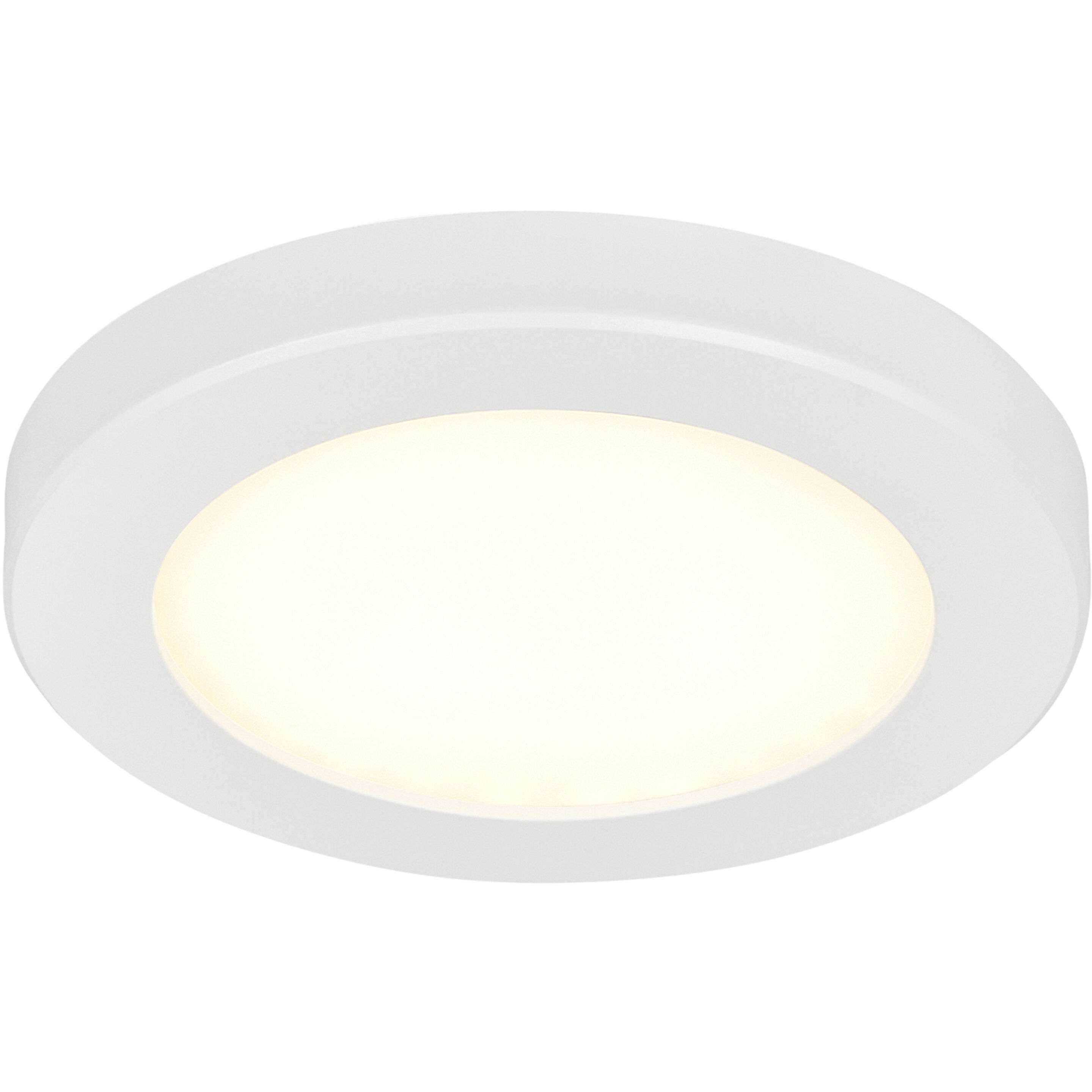 Slim LED 7 inch White Flush Mount Ceiling Light