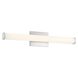 Arc LED 24 inch Brushed Steel Vanity Light Wall Light