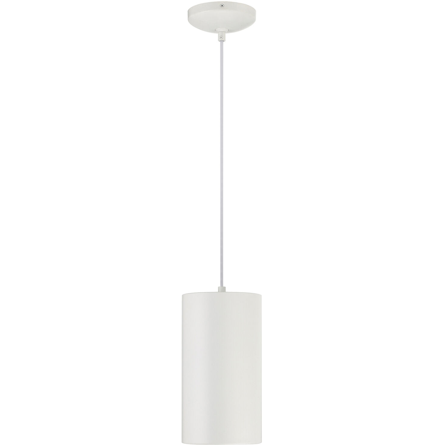 Pilson XL LED 6 inch Matte White Pendant Ceiling Light