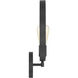 Hoop 1 Light 12 inch Matte Black Wall Sconce Wall Light