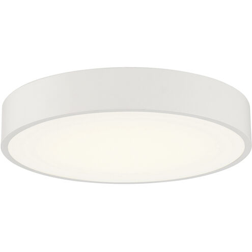 Como LED 17.75 inch White Flush Mount Ceiling Light