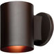 Poseidon LED 6 inch Bronze Outdoor Wallwasher