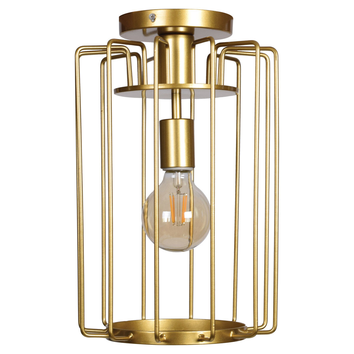 Wired LED 9 inch Gold Pendant Ceiling Light