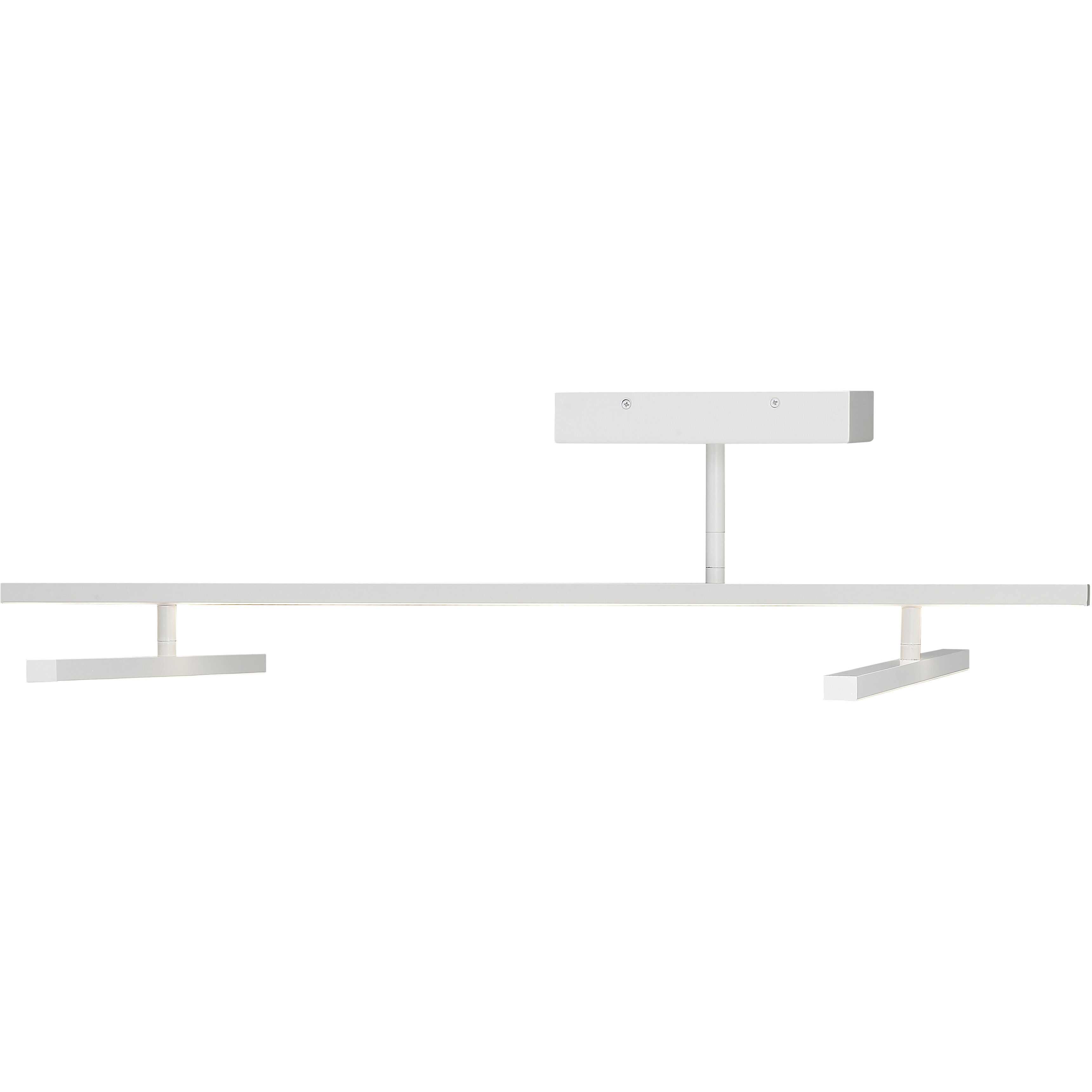 Duo LED 4.75 inch Matte White Semi-Flush Mount Ceiling Light